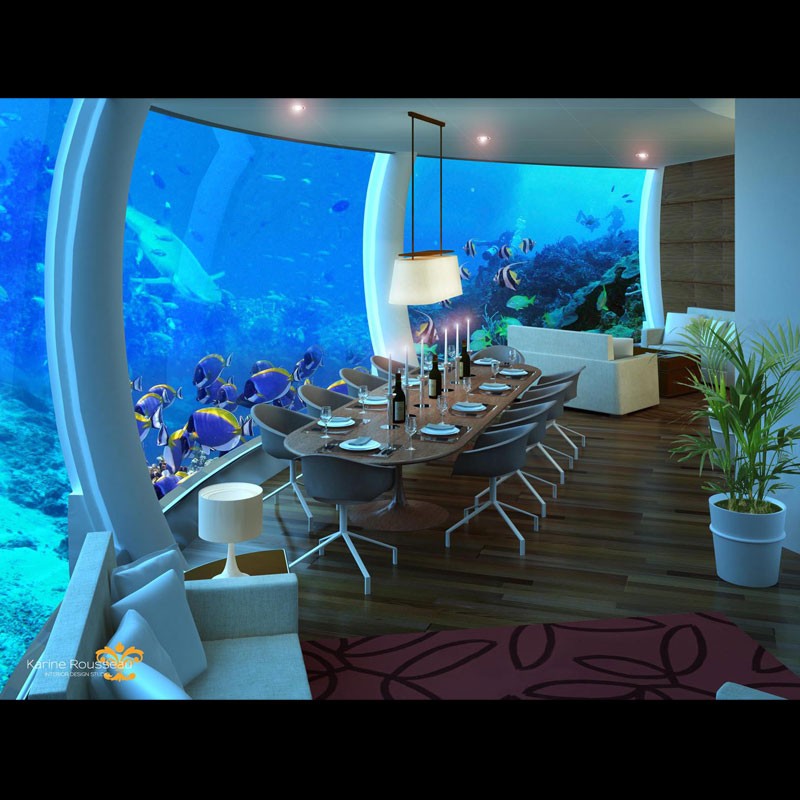 poseidon undersea resort underwater hotel photos